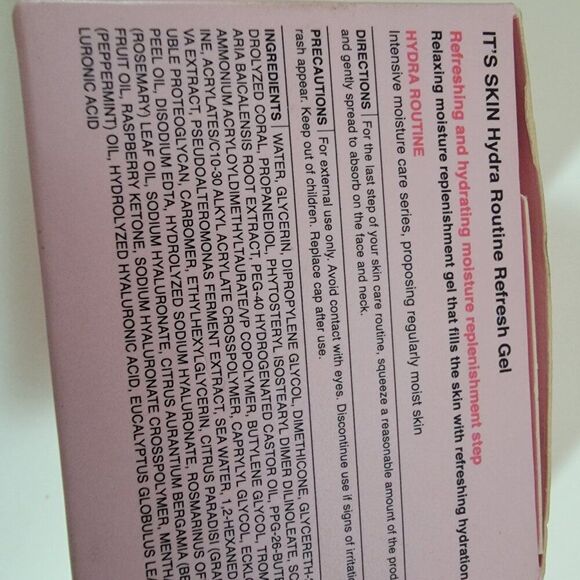 Korea It's Skin Hydra Routine Refresh Gel Hydrating 50ML NIB - Picture 8 of 14